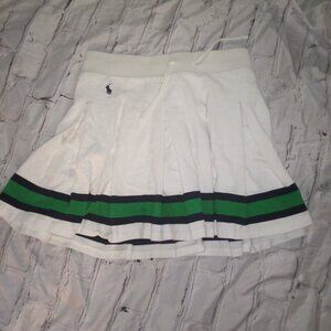 Polo Ralph Lauren girls white tennis skirt
